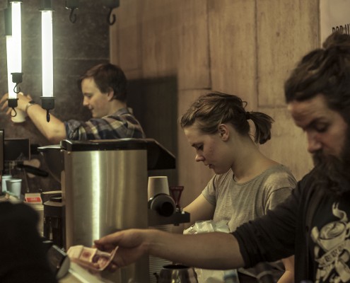 Kaffemisjonen på event – barista i arbeid