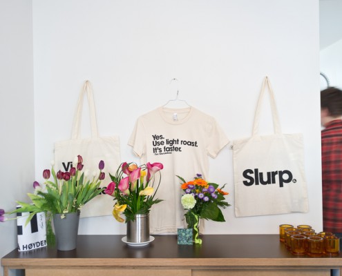 Blom kaffebar interiør